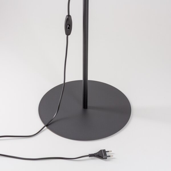 Brilagi - Stojací lampa VULCANO 3xG9/8W/230V černá/kouřová černá