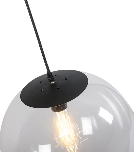 Moderní závěsné svítidlo transparentní 35 cm - Pallon