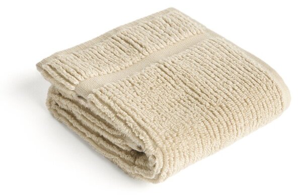 Béžový froté bavlněný ručník 30x50 cm Olvira – Kave Home