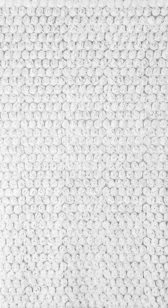 ZÁCLONA NA PÁSCE EVA MINGE ROSES1 140X270 CM BÍLÁ