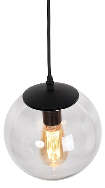 Moderní závěsné svítidlo šedé 20 cm - Pallon