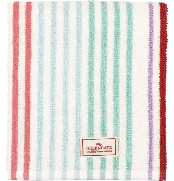 Bavlněný ručník Divia White 40 x 40 cm