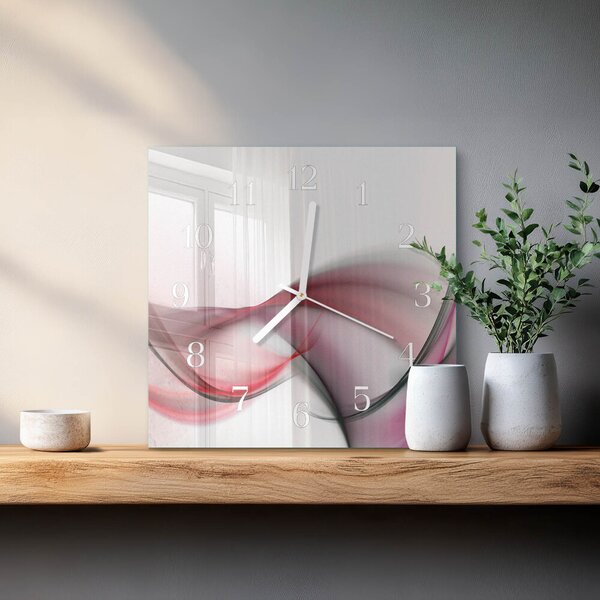 Skleněné hodiny Abstraktní umění zskb-30x30-00079635