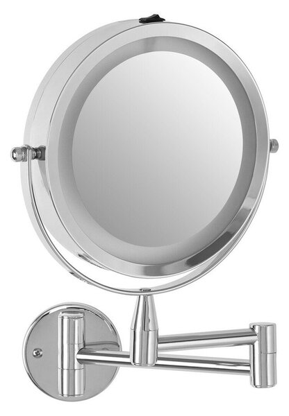 Kosmetické zrcadlo s osvětlením/zvětšovací (zvětšení 2x) 18x29 cm Cassini – Premier Housewares