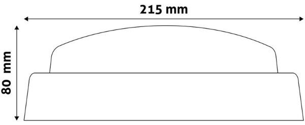 Prémiové LED venkovní osvětlení Titania-R do mokrého provozu IP54 14W 1000lm denní, černé
