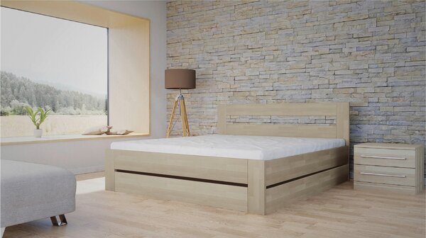 POSTEL, 180/200 cm, Linea Natura - Postele z masivu