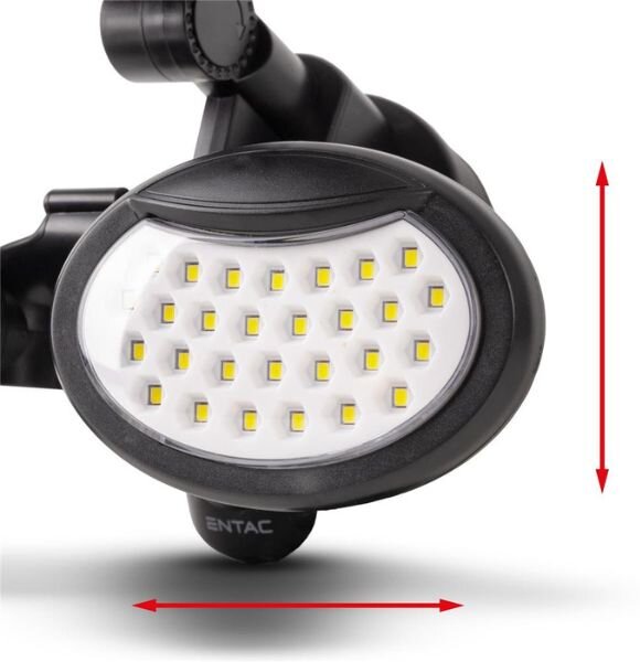 Venkovní solární světlo LED s čidlem pohybu 10W 400lm, denní