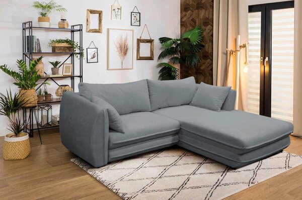 ROHOVÁ SEDAČKA, textil, šedá MID.YOU - Sedací soupravy, Online Only
