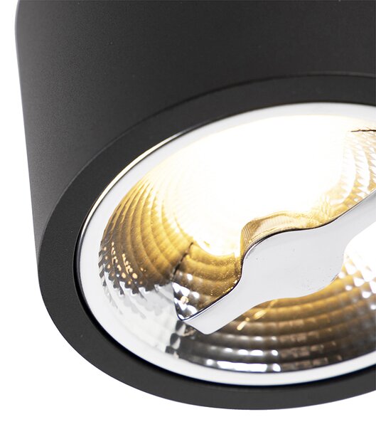 Moderní stropní bodové světlo černé AR111 vč. LED - Expert