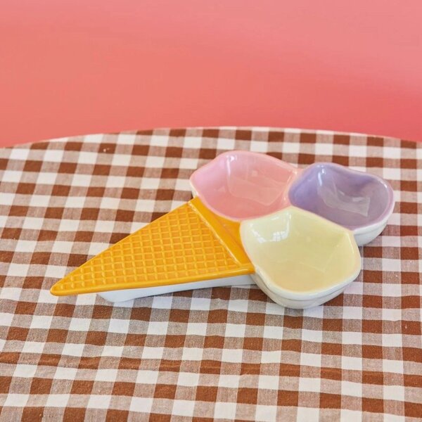Keramická servírovací miska Ice Cone