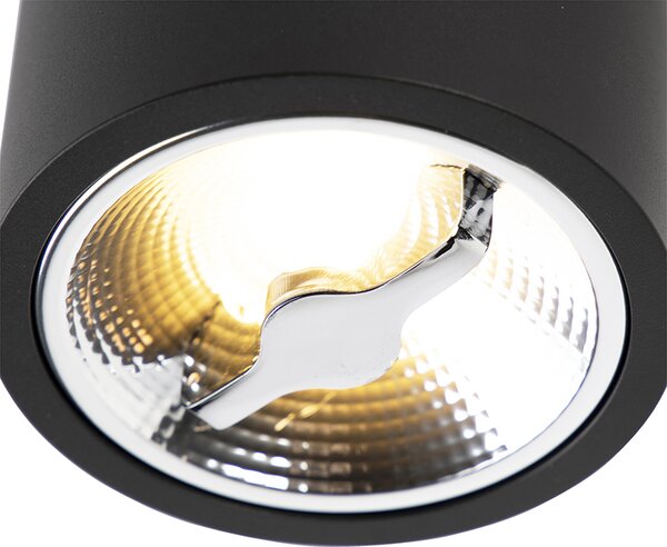 Moderní stropní bodové světlo černé AR111 vč. LED - Expert