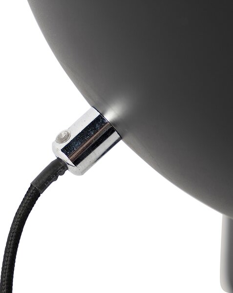 Průmyslová stolní lampa černá se zlatým vnitřkem - Magna Eglip