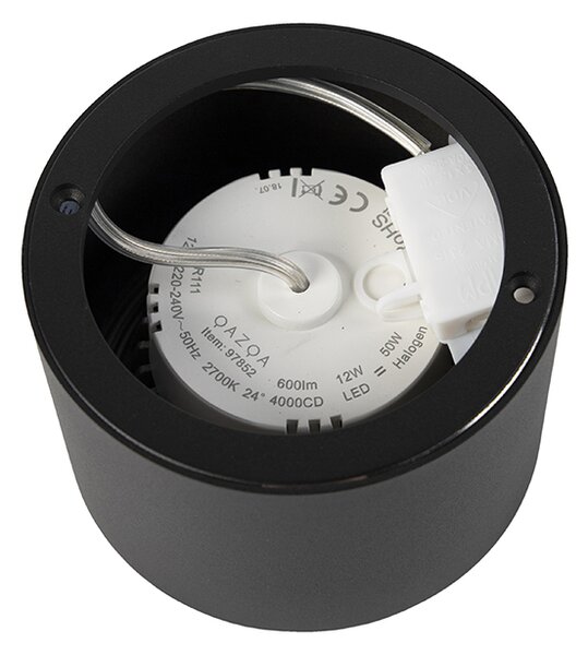 Moderní stropní bodové světlo černé AR111 vč. LED - Expert