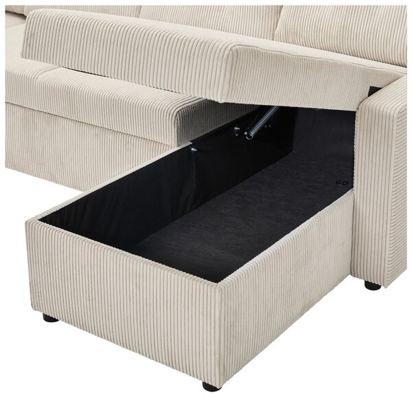 SEDACÍ SOUPRAVA, textil, přírodní barvy Carryhome - Sedací soupravy