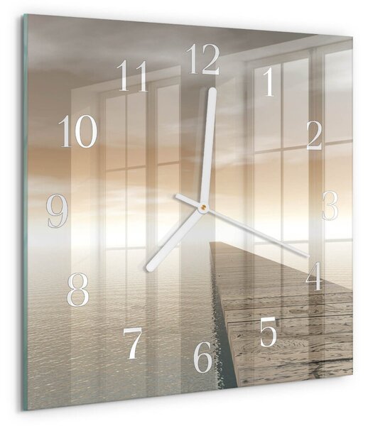 Skleněné hodiny Molo zskb-30x30-00058664