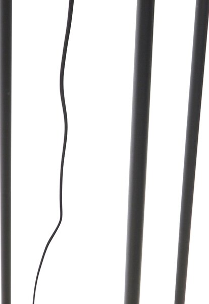 Průmyslová stojací lampa černá - Bliss Vefa