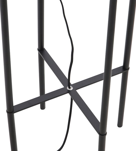 Průmyslová stojací lampa černá - Bliss Vefa