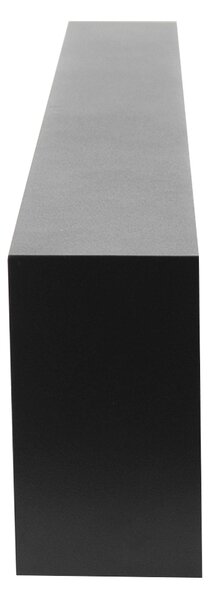 Designová prodloužená nástěnná lampa černá 60 cm - Houx