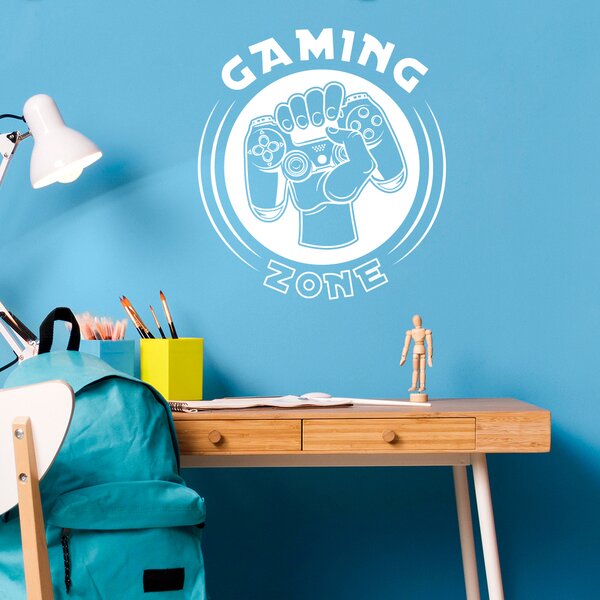 Živá Zeď Samolepka Joystick v ruce Barva: černá