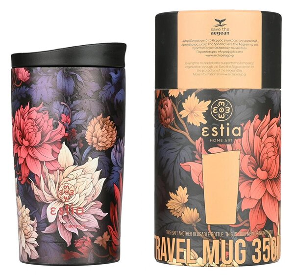 Termohrnek Midnight Blossom 350 ml