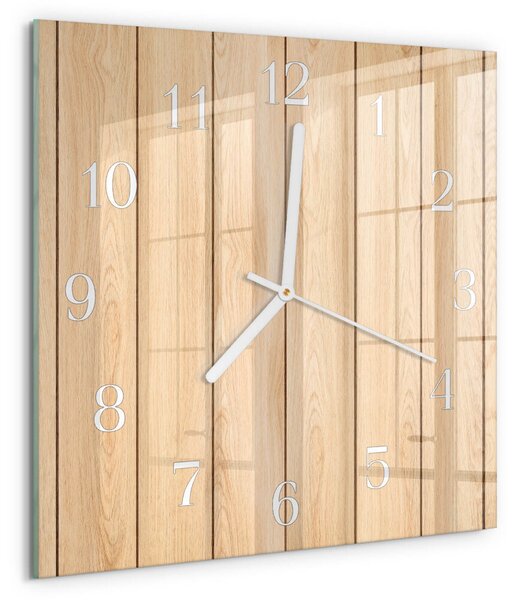 Skleněné hodiny Dřevo zskb-30x30-00091932