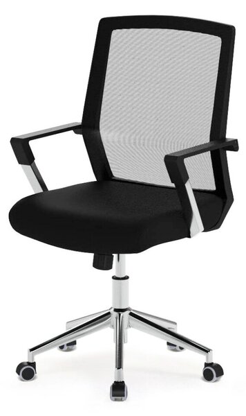 SONGMICS kancelářská židle OBN83B, černá