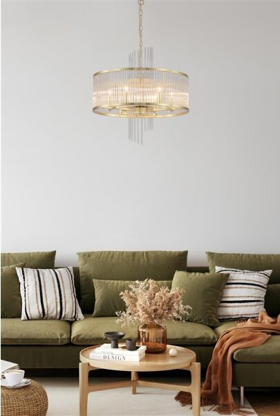 Searchlight 11600-6GO - Lustr na řetězu LARA 6xE14/60W/230V