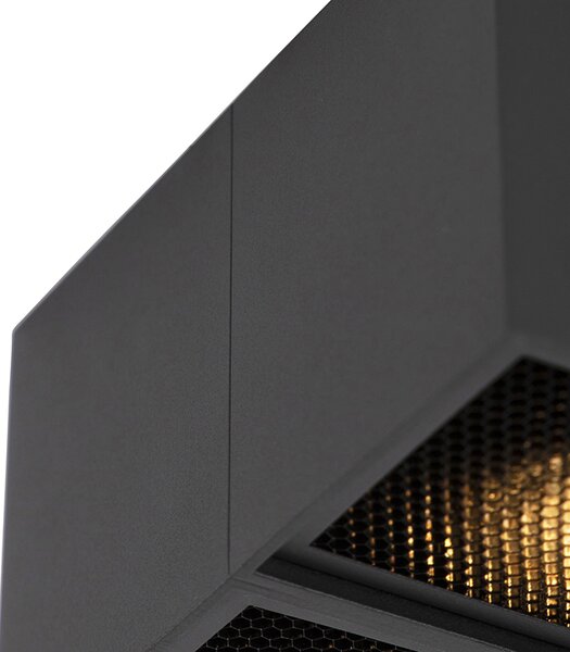 Designové bodové světlo černé 4-světlo - Qubo Honey