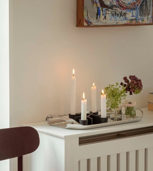 Eva Solo Twig svícen na 4 svíčky 23 × 18 cm černý – designový svícen na čajové svíčky