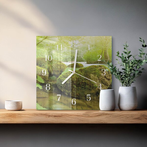 Skleněné hodiny Příroda zskb-30x30-00084240