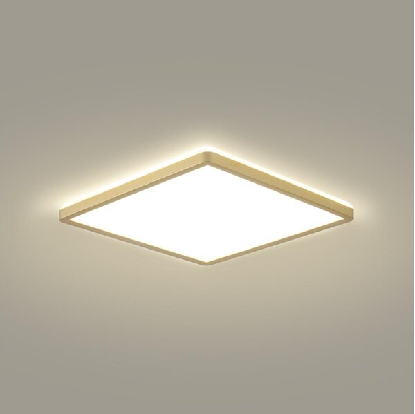 Brilagi - LED Koupelnové svítidlo ULTRA SLIM LED/24W/230V 42x42 cm zlatá IP54