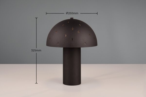 Reality - Stolní lampa SETA 1xE14/28W/230V černá