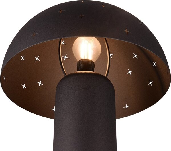 Reality - Stolní lampa SETA 1xE14/28W/230V černá