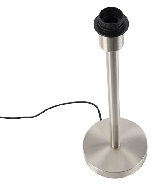 Moderní stolní lampa ocel bez stínidla - Simplo