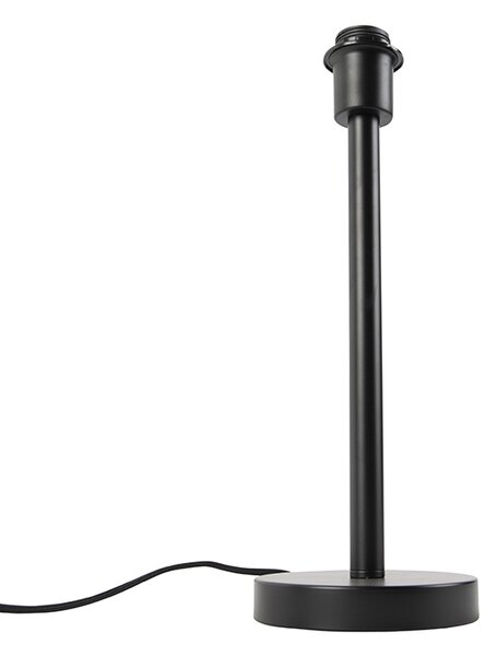 Moderní stolní lampa černá bez stínidla - Simplo