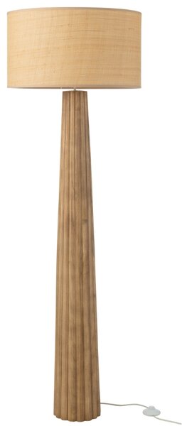 J-line Hnědá stojací lampa Umbrella 157 cm
