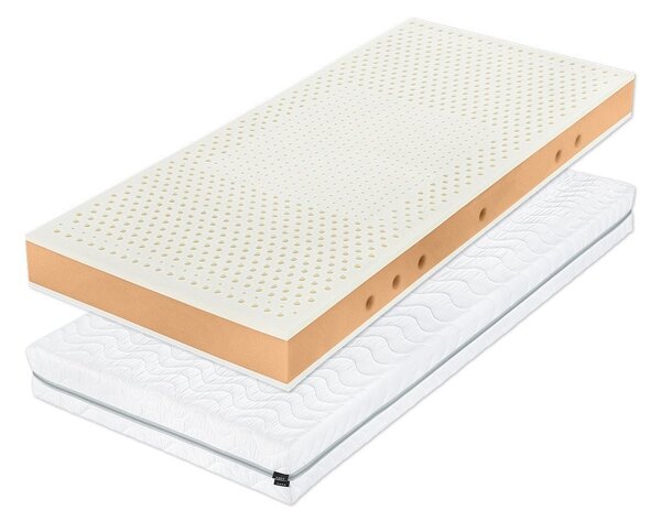 Tropico ŠÁRKA 15 cm - ortopedická matrace (i do postýlky), s bio latexem a HR pěnou + polštář Lenošek Kid jako dárek - 90 x 200 cm