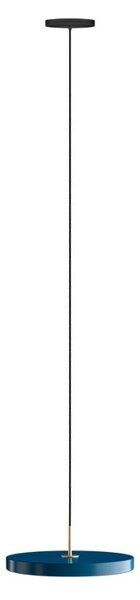 Umage Petrolejově modré kovové závěsné světlo Asteria Ø 43 cm