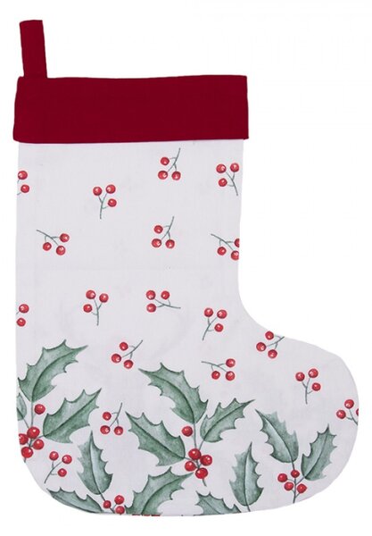 Vánoční punčocha s jelenem Holly Christmas – 30x1x40 cm
