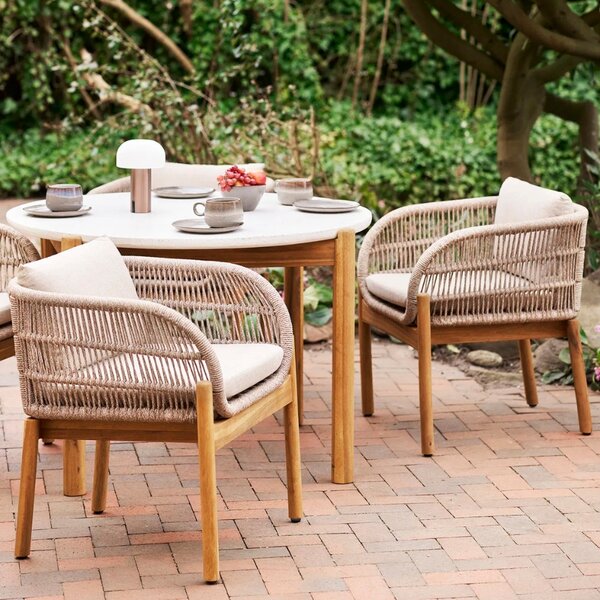 -25 % Dny MOMENTI– Nordic Living Zahradní set židlí a stolu Terracina