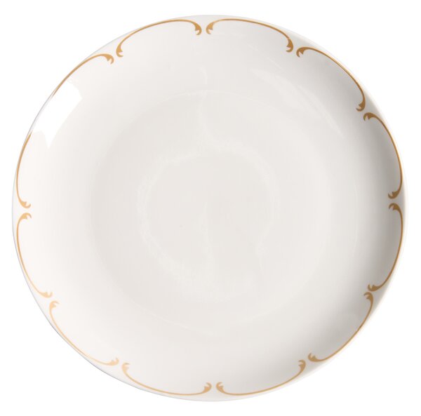 Sada 24 kusů nádobí CHAROLI Porcelán Bílá/Zlatá