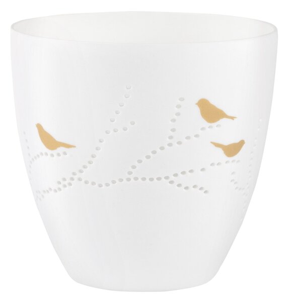 Porcelánový svícen Gold Birds Large