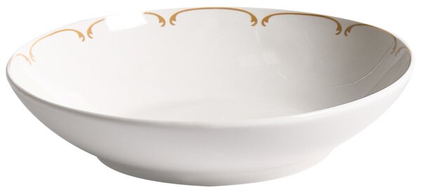 Sada 24 kusů nádobí CHAROLI Porcelán Bílá/Zlatá