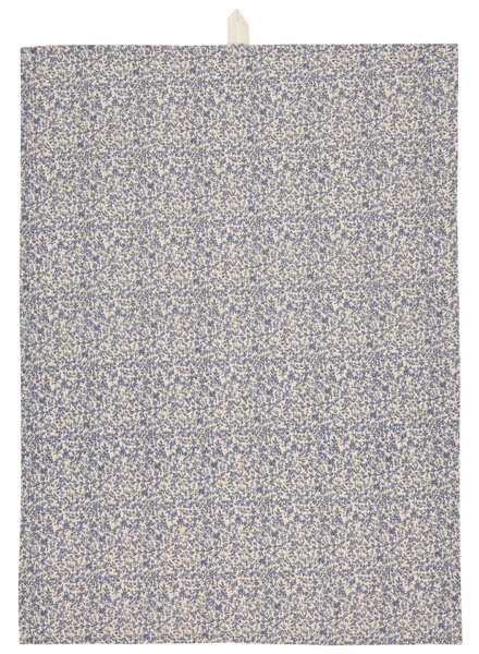 Bavlněná utěrka Leonora/Blue Flower 50 x 70 cm