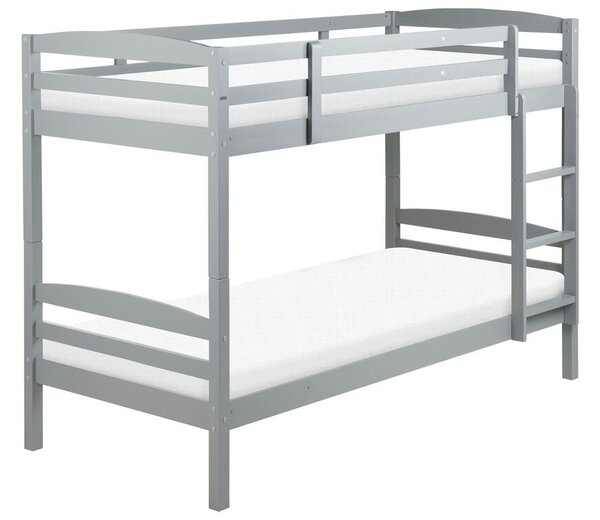 Patrová postel 90 cm Beliani Reggeton (šedá) (s roštem). 1075540