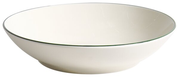 Sada 24 kusů nádobí CUMIN Porcelán Krémově bílá/Zelená