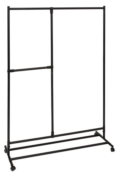 5five - Stojanový věšák KENY 173x117 cm černá