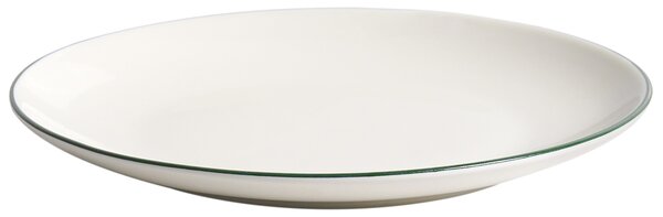 Sada 24 kusů nádobí CUMIN Porcelán Krémově bílá/Zelená