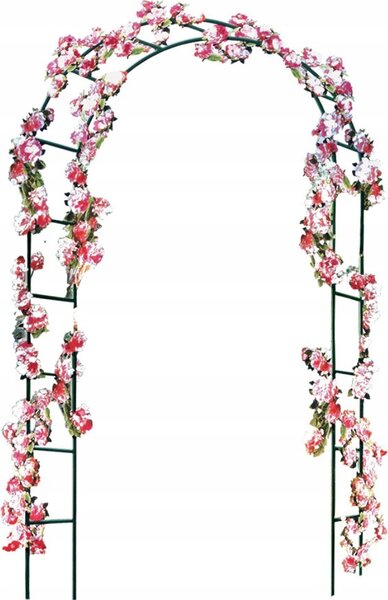 Oblouková zahradní pergola pro pnoucí růže 240 cm