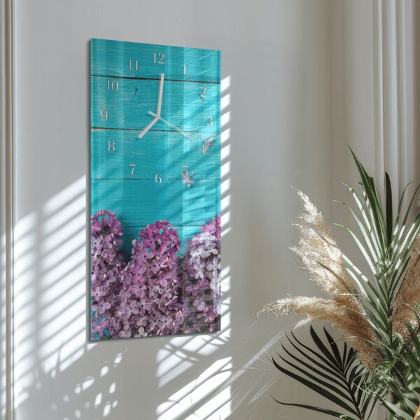 Skleněné hodiny vertikální Strom zsppb-30x60-00090848